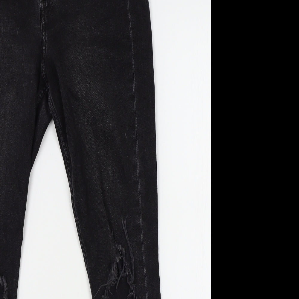 Womens UK Size One Size H&M Regular Fit Skinny Black Jeans