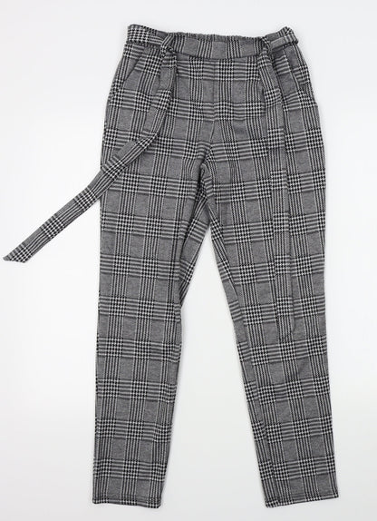 Love Tree Womens Grey Plaid  Trousers  Size S L26 in