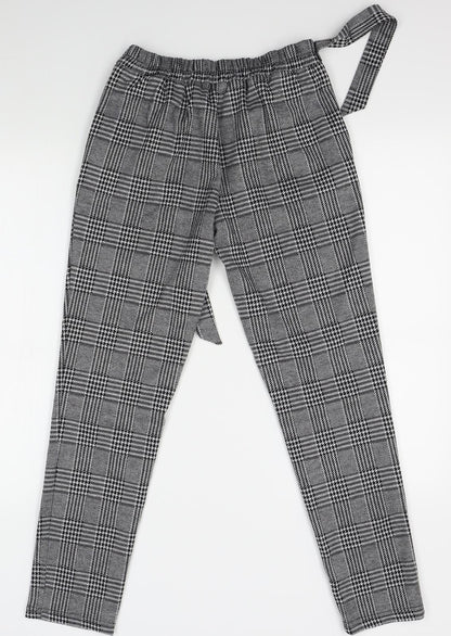 Love Tree Womens Grey Plaid  Trousers  Size S L26 in
