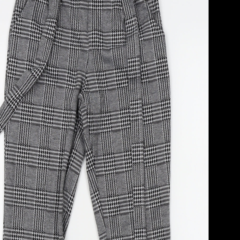 Love Tree Womens Grey Plaid  Trousers  Size S L26 in