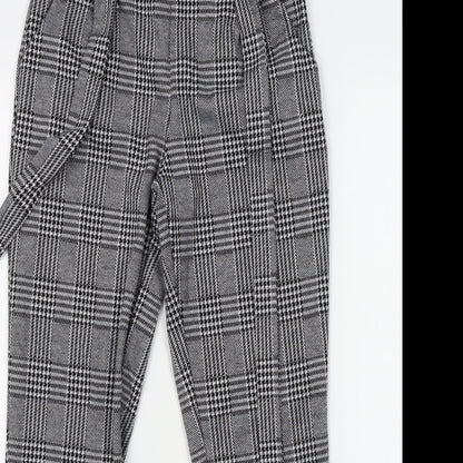 Love Tree Womens Grey Plaid  Trousers  Size S L26 in