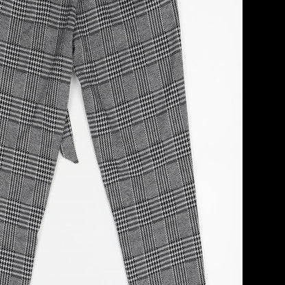 Love Tree Womens Grey Plaid  Trousers  Size S L26 in