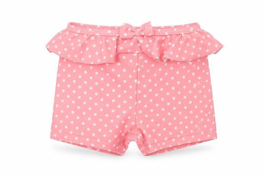 Mothercare Girls Pink Polka Dot   Pyjama Pants Size 9-12 Months  - night shorts