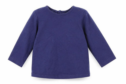 M&S Girls Blue   Basic T-Shirt Size 6-9 Months