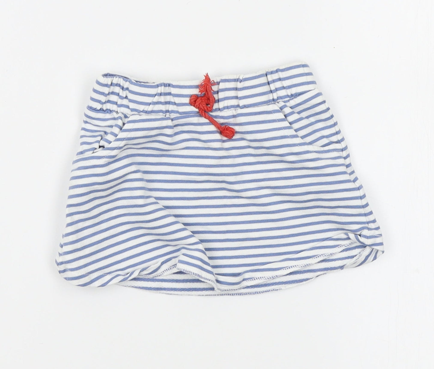 TU Girls White Striped  A-Line Skirt Size 12-18 Months