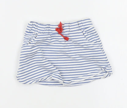 TU Girls White Striped  A-Line Skirt Size 12-18 Months