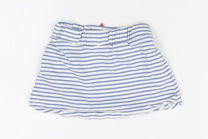 TU Girls White Striped  A-Line Skirt Size 12-18 Months