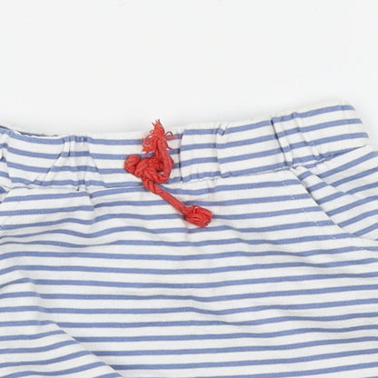 TU Girls White Striped  A-Line Skirt Size 12-18 Months