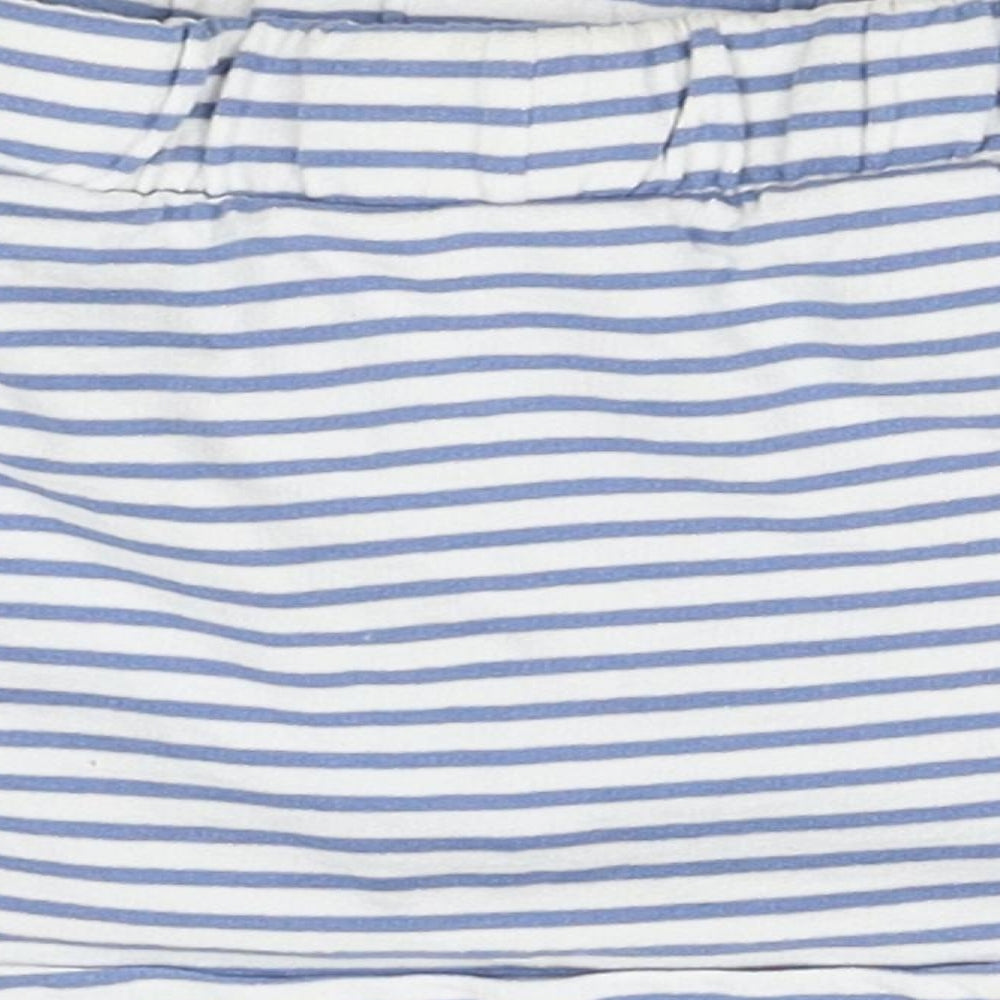 TU Girls White Striped  A-Line Skirt Size 12-18 Months