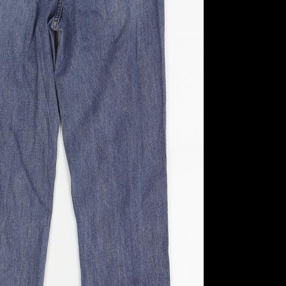 Missguided Womens Blue   Straight Jeans Size 10 L28 in