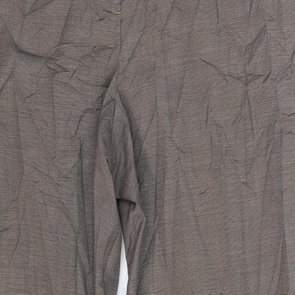 Womens UK Size 10 NEXT Regular Fit Dress Pants Grey Trousers
