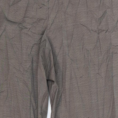 Womens UK Size 10 NEXT Regular Fit Dress Pants Grey Trousers