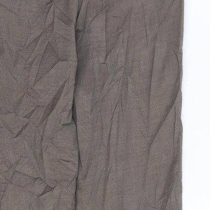 Womens UK Size 10 NEXT Regular Fit Dress Pants Grey Trousers