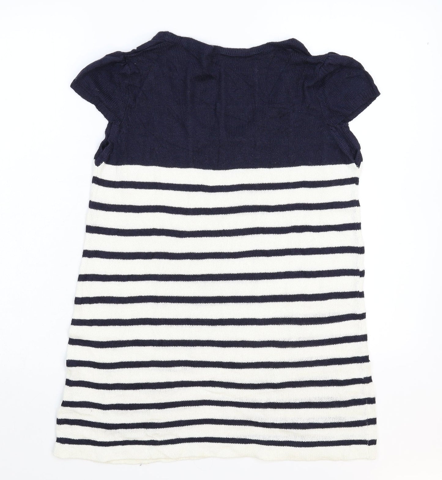 TU Womens Multicoloured Striped Knit Pullover Jumper Size 12