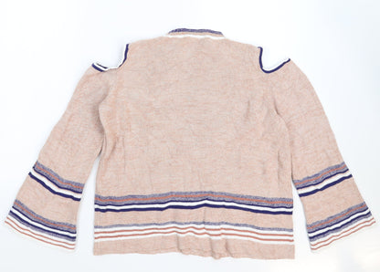 Womens UK Size 18 Papaya Beige Pullover Jumper