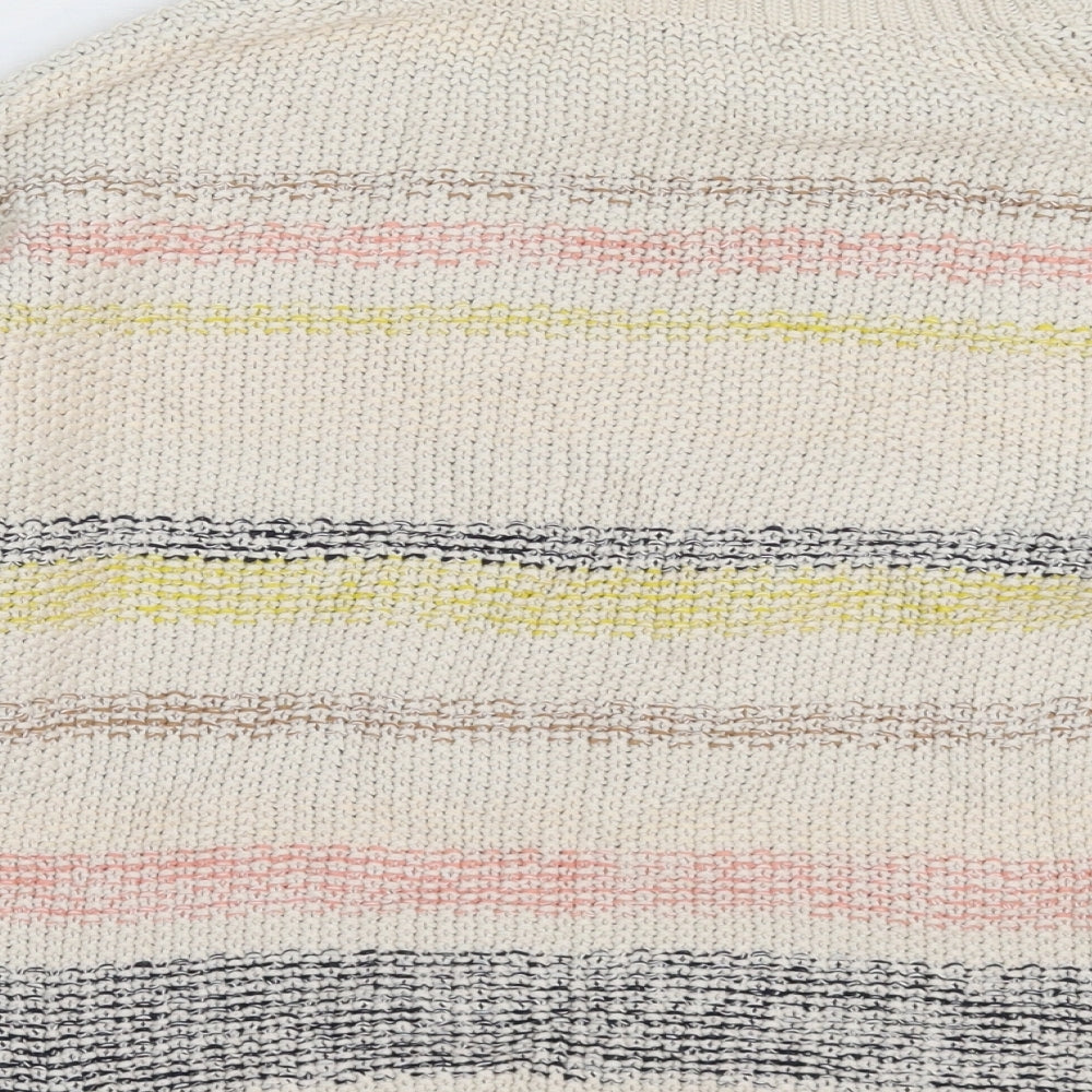 George Womens Multicoloured Striped Knit Pullover Jumper Size 12