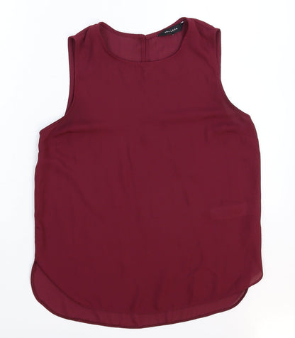 Womens UK Size 10 New Look Purple Basic Tank
