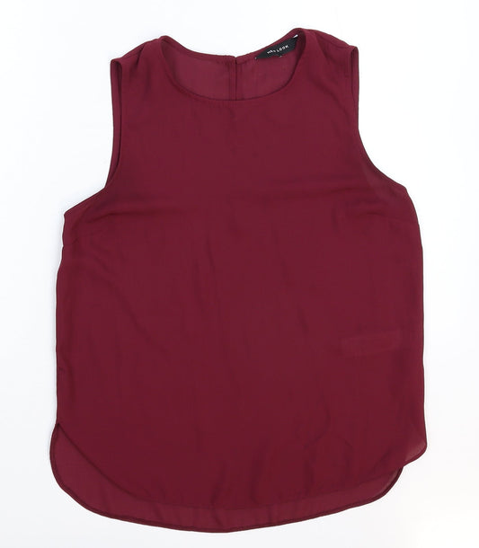 Womens UK Size 10 New Look Purple Basic Tank