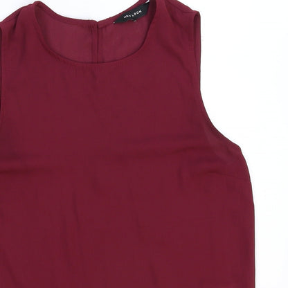 Womens UK Size 10 New Look Purple Basic Tank