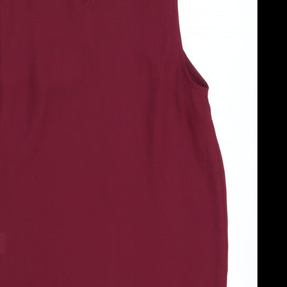 Womens UK Size 10 New Look Purple Basic Tank