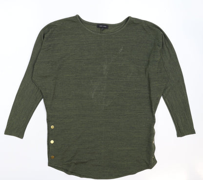 Womens UK Size S New Look Green Pullover Jumper