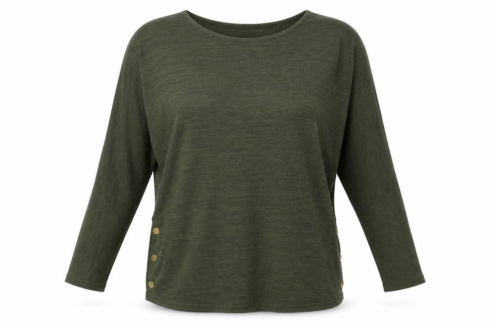 Womens UK Size S New Look Green Pullover Jumper