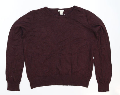 Womens UK Size M H&M Brown Pullover Jumper