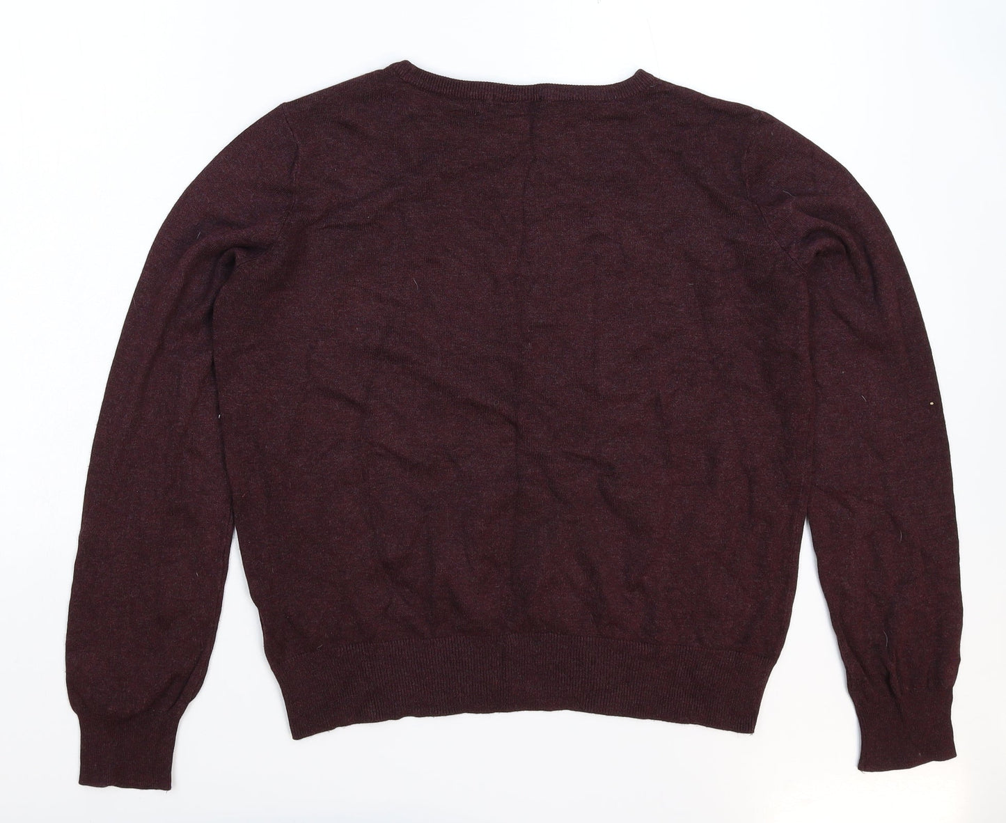 Womens UK Size M H&M Brown Pullover Jumper