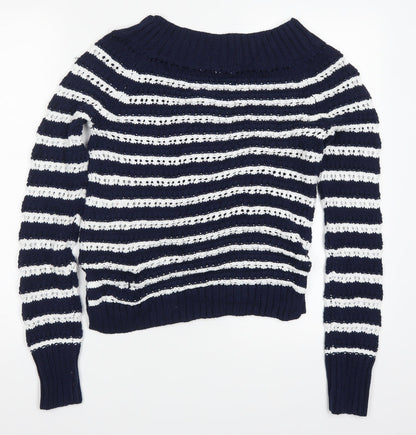 Womens UK Size S Find Blue Pullover Jumper