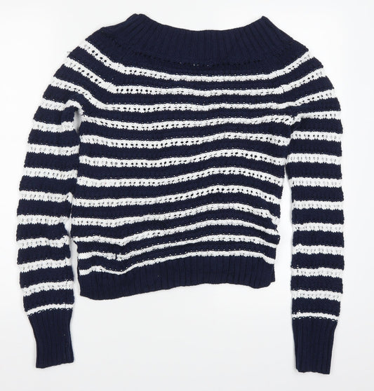 Womens UK Size S Find Blue Pullover Jumper