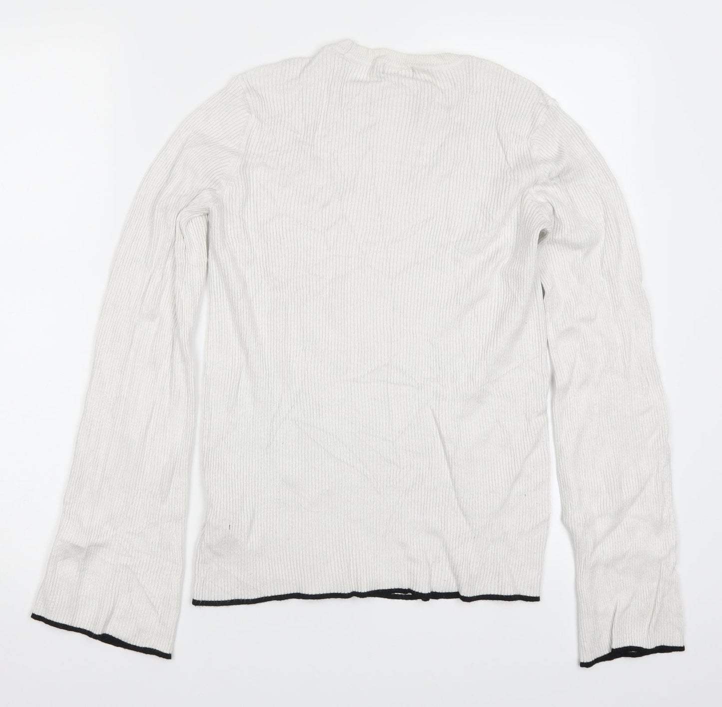 F&F Womens White   Pullover Jumper Size 14