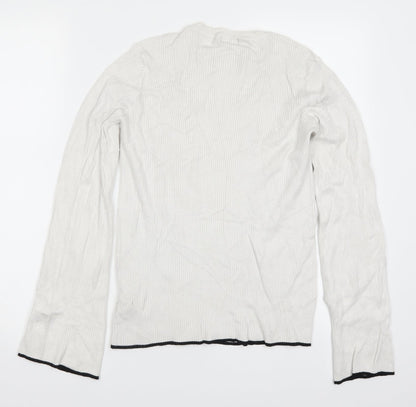 F&F Womens White   Pullover Jumper Size 14