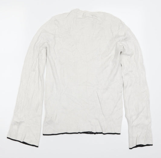 F&F Womens White   Pullover Jumper Size 14