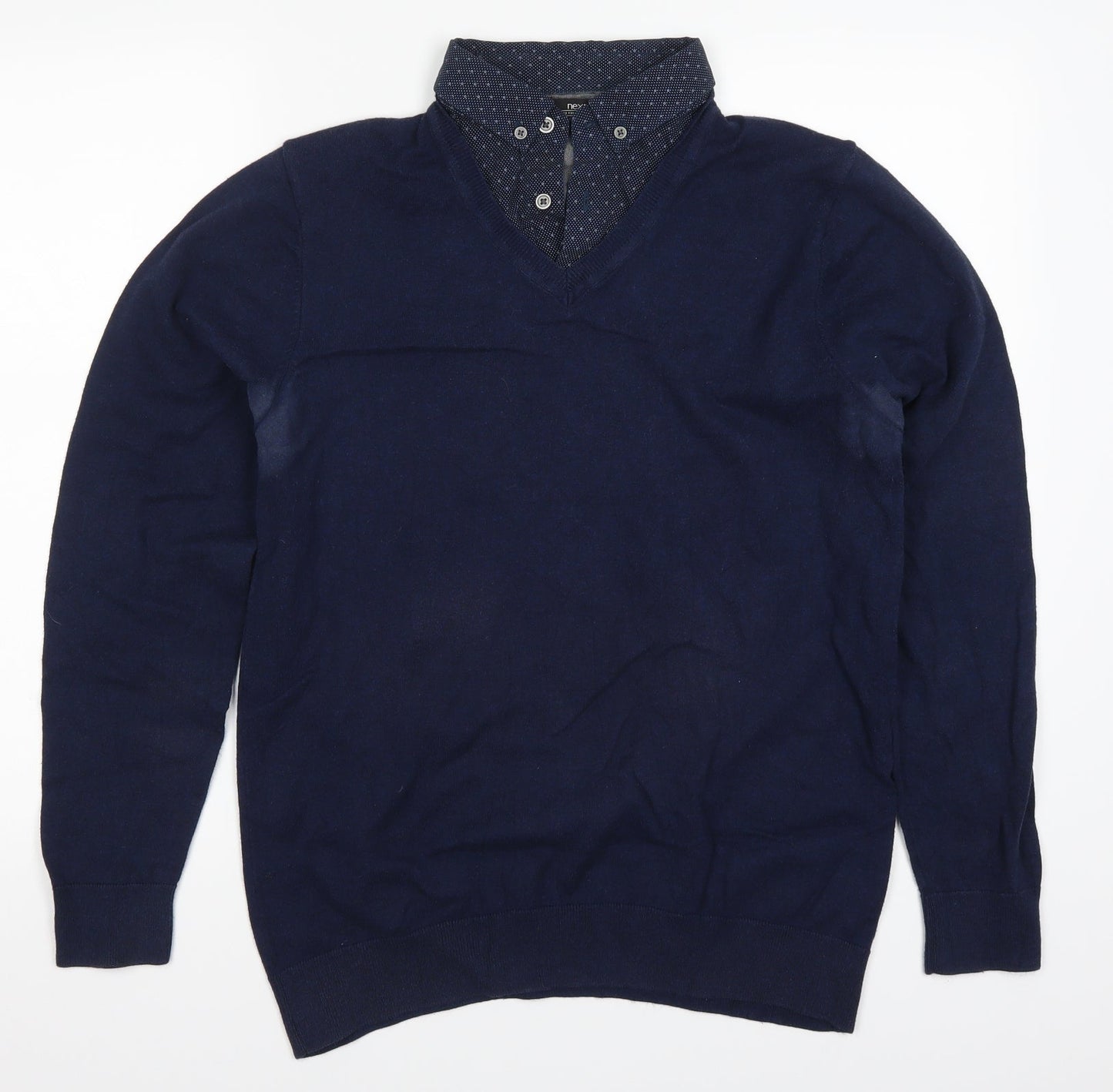 NEXT Mens Blue   Pullover Jumper Size M
