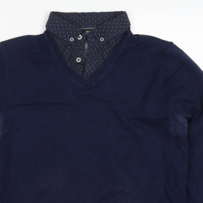 NEXT Mens Blue   Pullover Jumper Size M