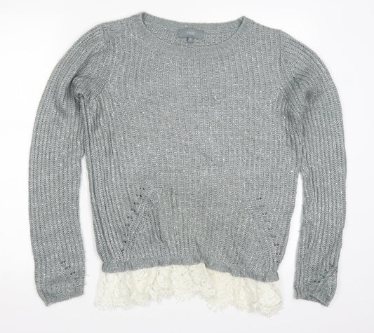 Womens UK Size M NEXT Grey Pullover Jumper