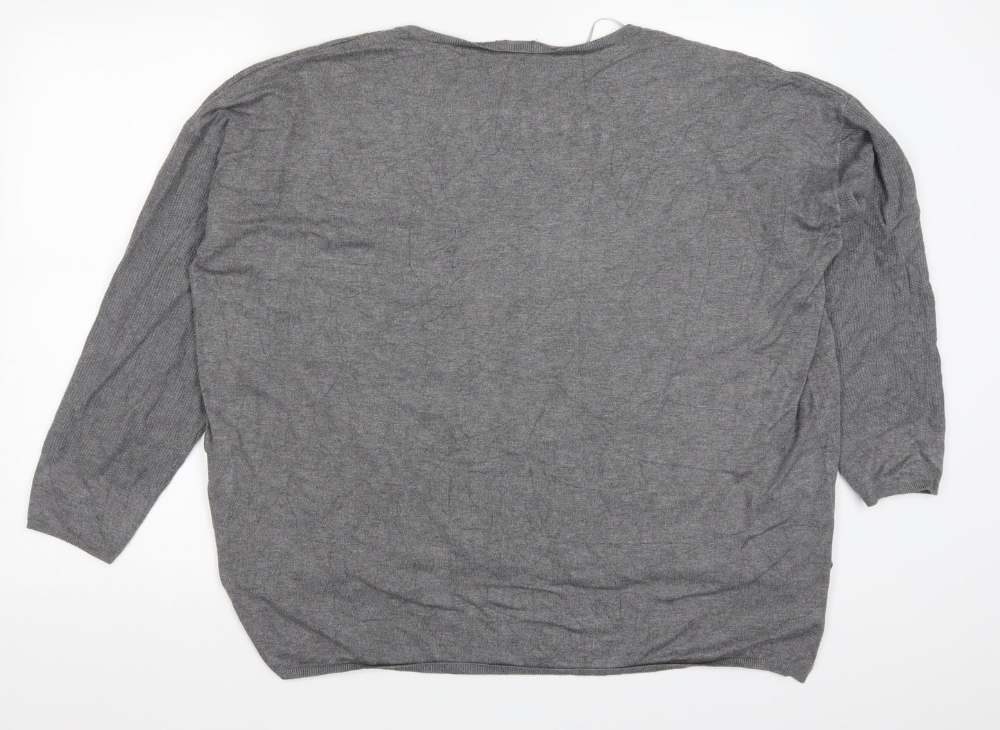 Womens UK Size XL OVS Grey Pullover Jumper