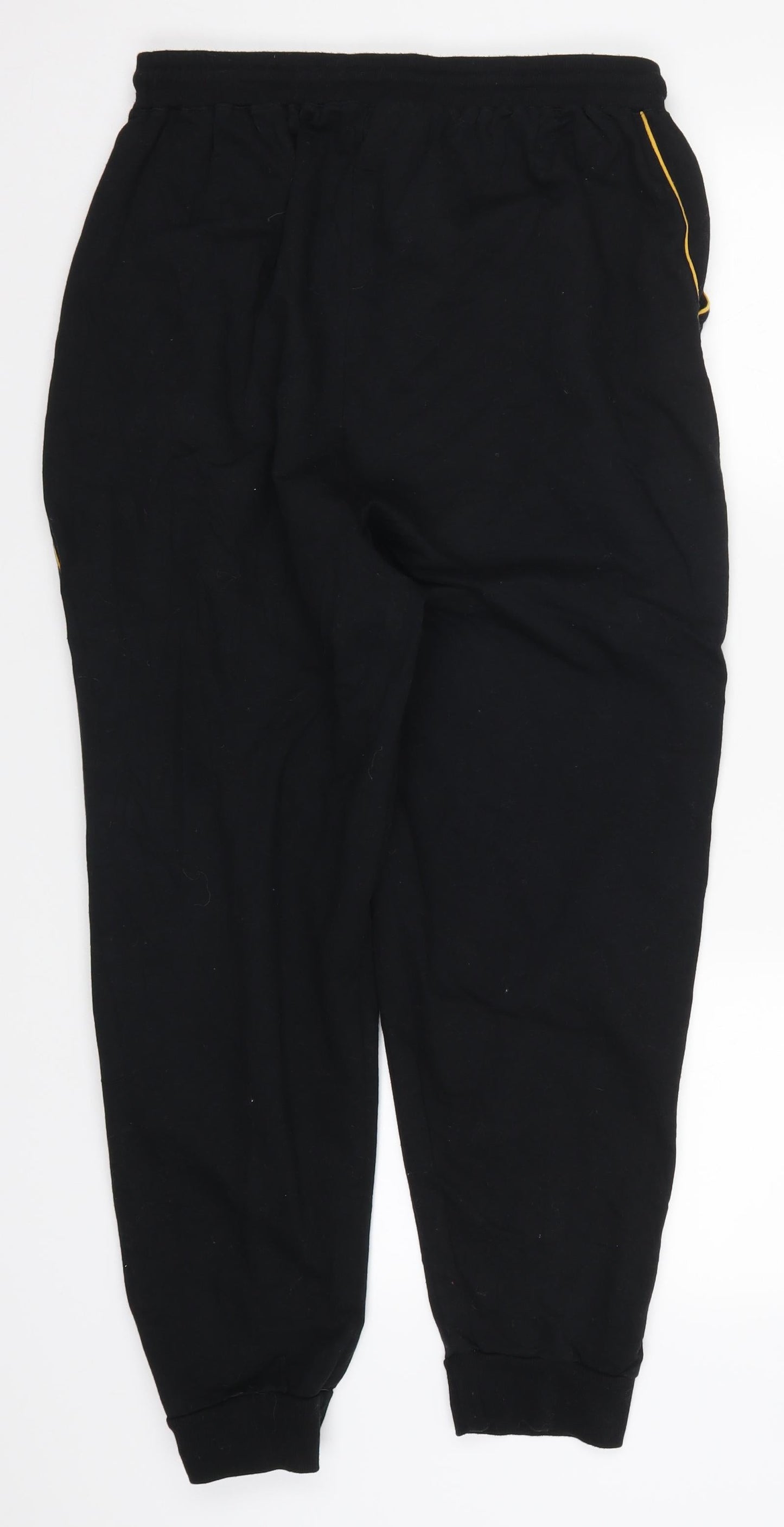 Womens UK Size 30 in Preworn Regular Fit Sweatpants Black Trousers