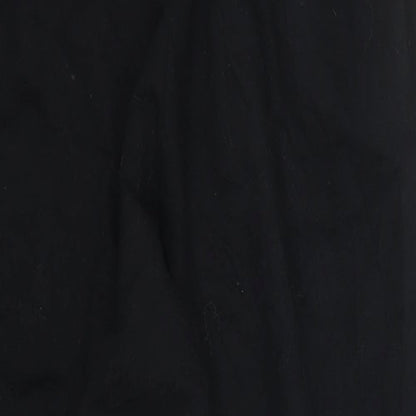 Womens UK Size 30 in Preworn Regular Fit Sweatpants Black Trousers