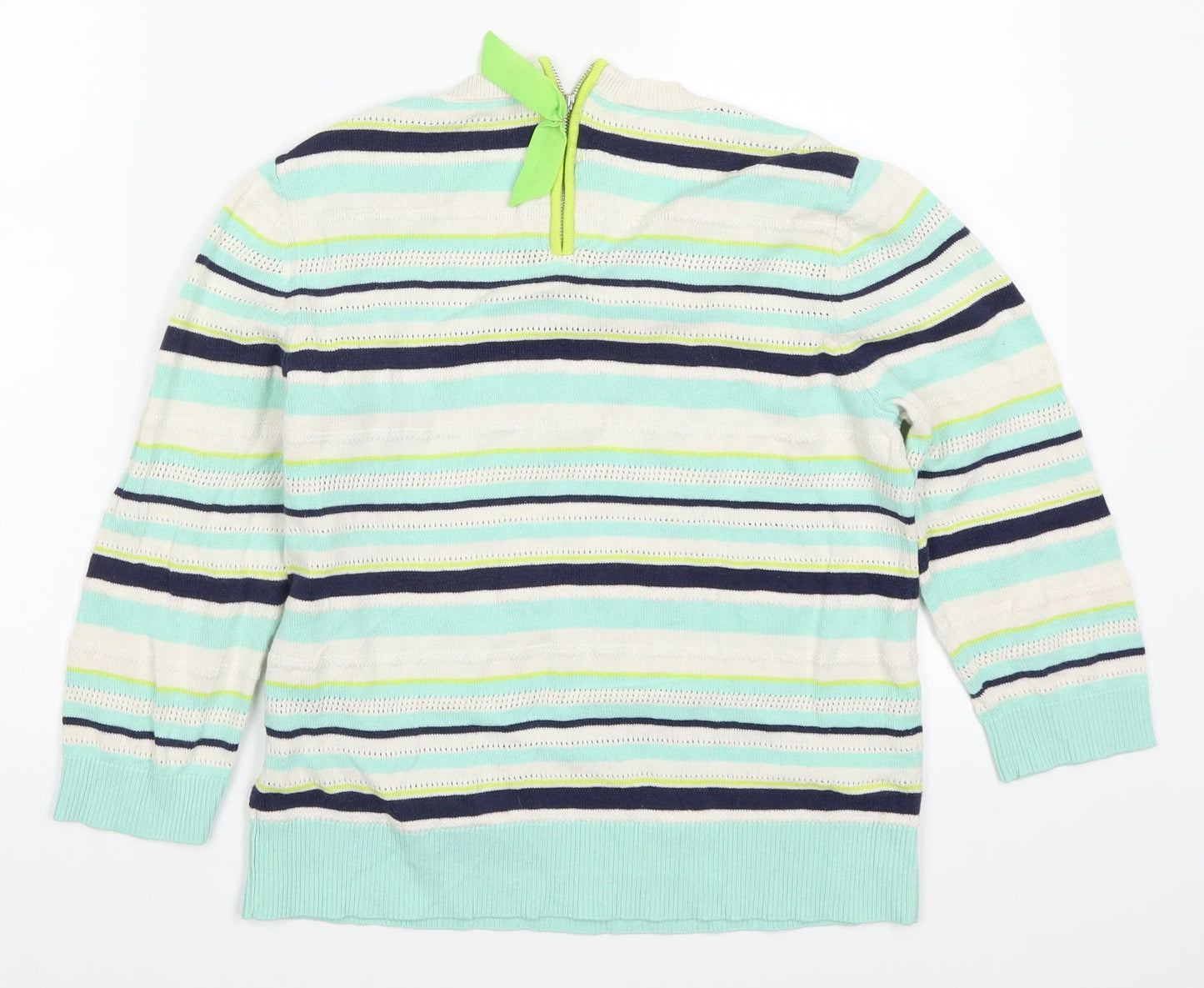 Womens UK Size S Oasis Blue Pullover Jumper
