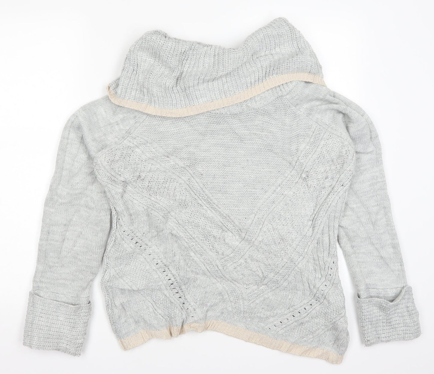 Womens UK Size M Oasis Grey Pullover Jumper