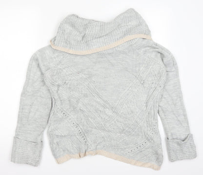 Womens UK Size M Oasis Grey Pullover Jumper