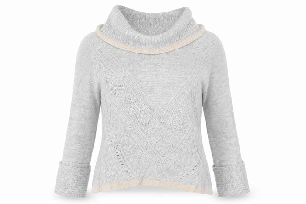 Womens UK Size M Oasis Grey Pullover Jumper