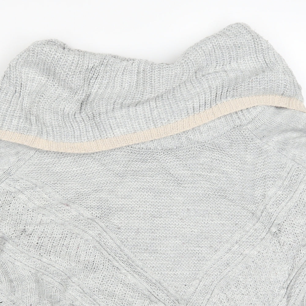 Womens UK Size M Oasis Grey Pullover Jumper