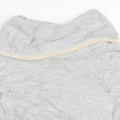 Womens UK Size M Oasis Grey Pullover Jumper