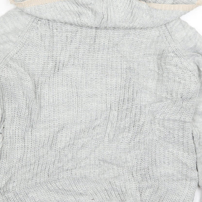 Womens UK Size M Oasis Grey Pullover Jumper