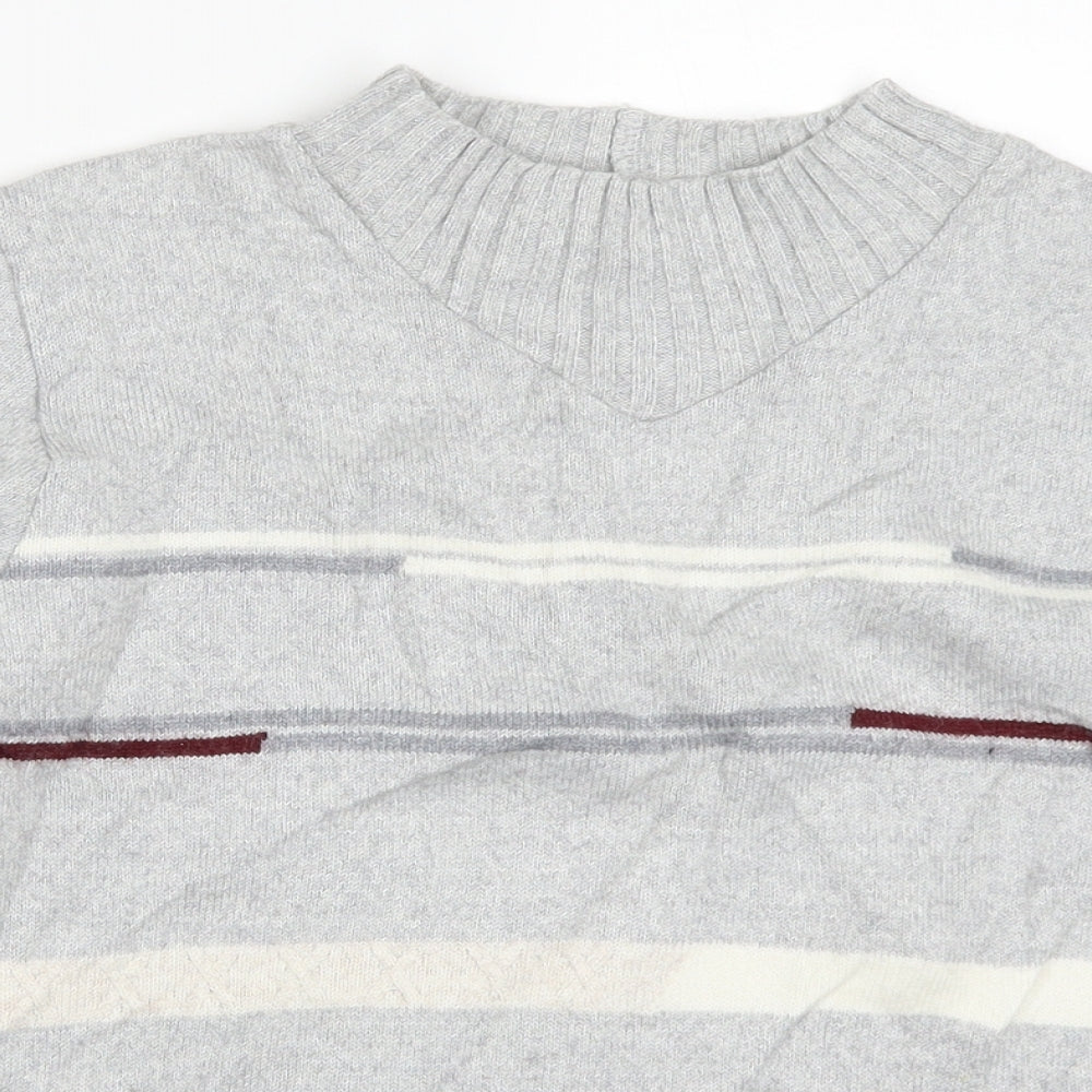 Womens UK Size 16 Preworn Grey Pullover Jumper