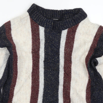 Womens UK Size M VERO MODA Blue Pullover Jumper