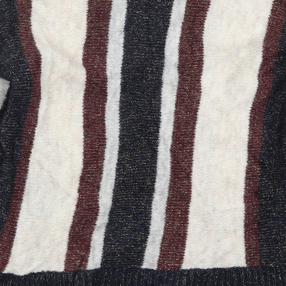 Womens UK Size M VERO MODA Blue Pullover Jumper