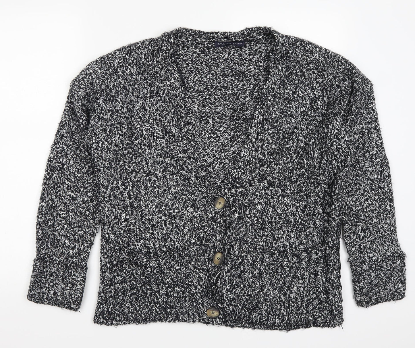 Womens UK Size M Marks and Spencer Blue Cardigan Jumper